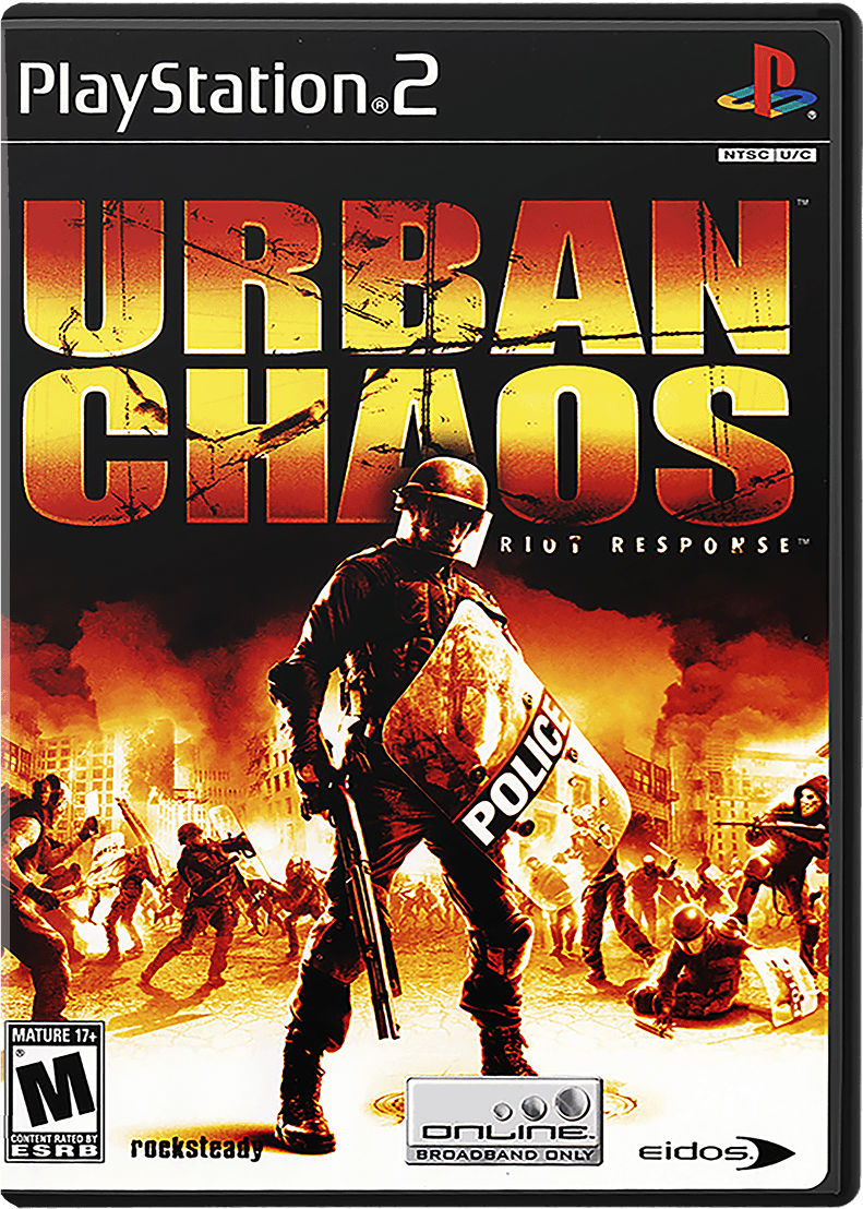 Urban Chaos Riot Response box art for Playstation 2